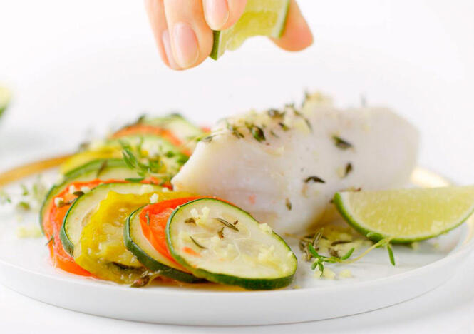 Tupperware Cod Fish "In Papillotte" 