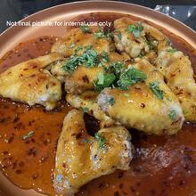 Plum Glazed Wings